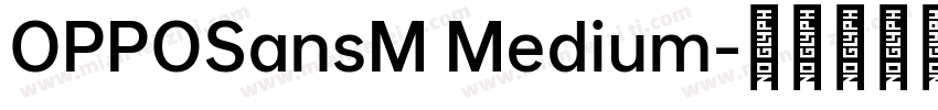 OPPOSansM Medium字体转换